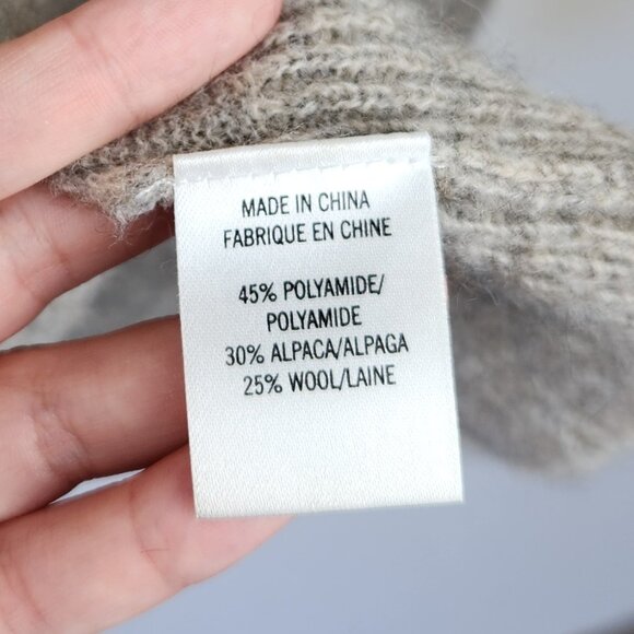 *Flawed* Theory Ila/Wenge Alpaca Wool Blend Long Cardigan Sweater Rope Belt sz M - Picture 7 of 10